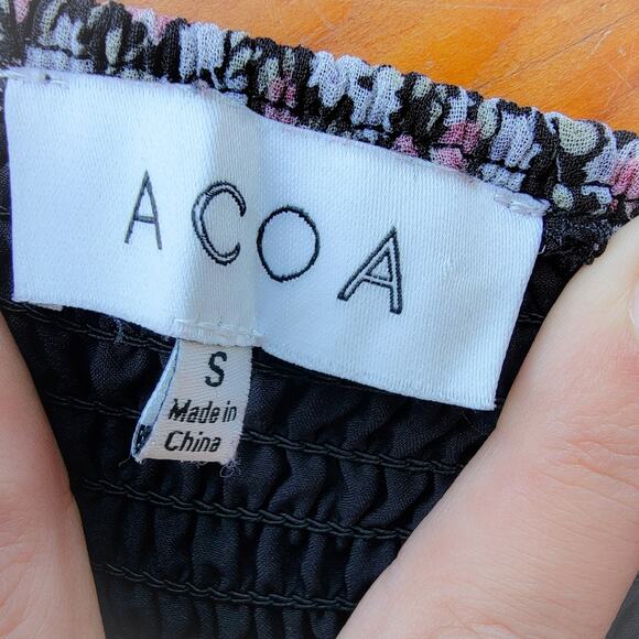 ACOA Floral Print Keyhole Cutout Bodycon Mini Dress - Picture 4 of 4